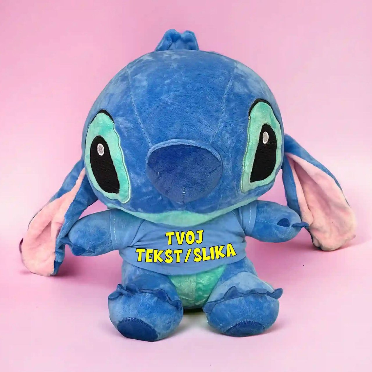 Plišana igračka Stitch sa tekstom ili slikom po tvojoj želji