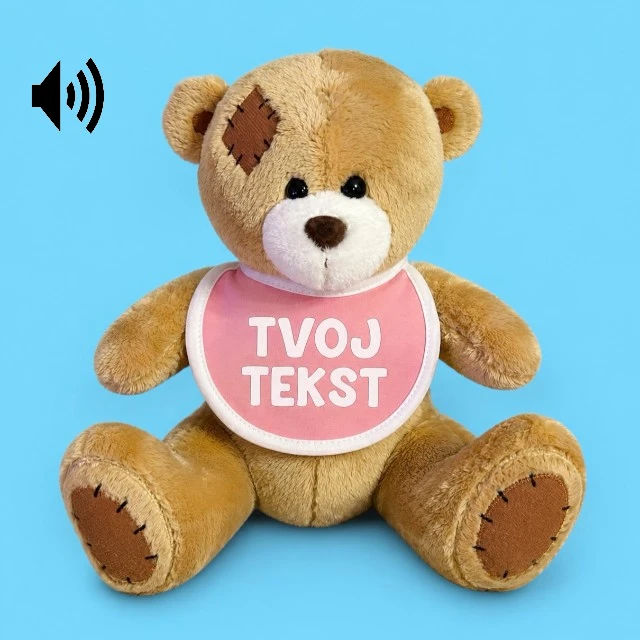 Interaktivni personalizovani meda koji priča priču ili uspavanku. Poklon za babine i bebe.