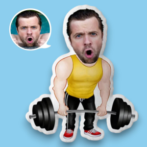 Jastuk bildera sa likom po tvojoj želji! Poklon za ljubitelje teretane i sportiste