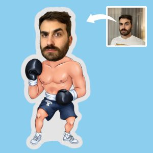 Personalizovani poklon bokser jastuk sa likom po želji!