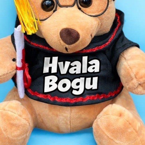 Meda Diplomac "Hvala Bogu" - čestitka za diplomiranje