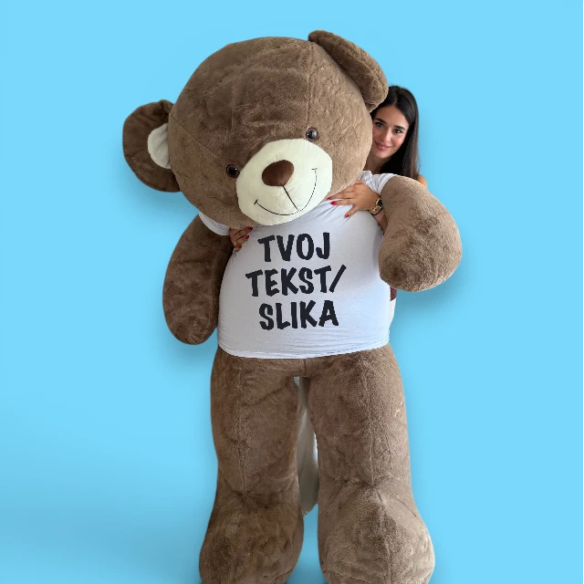 Veliki plišani medved 200cm i 180cm sa slikom ili tekstom po zelji!